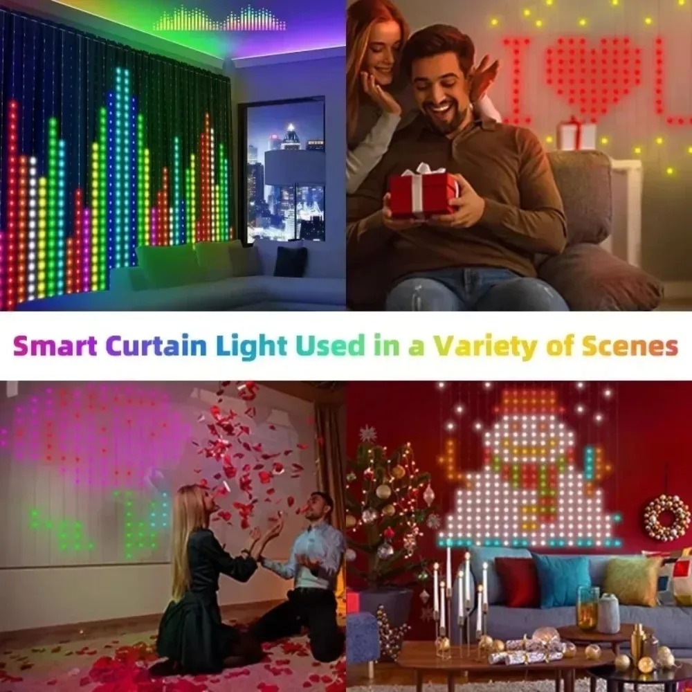 Outdoor LED Pixel Curtain Ligh - đánh giá và giá Christmas Lights Outdoor