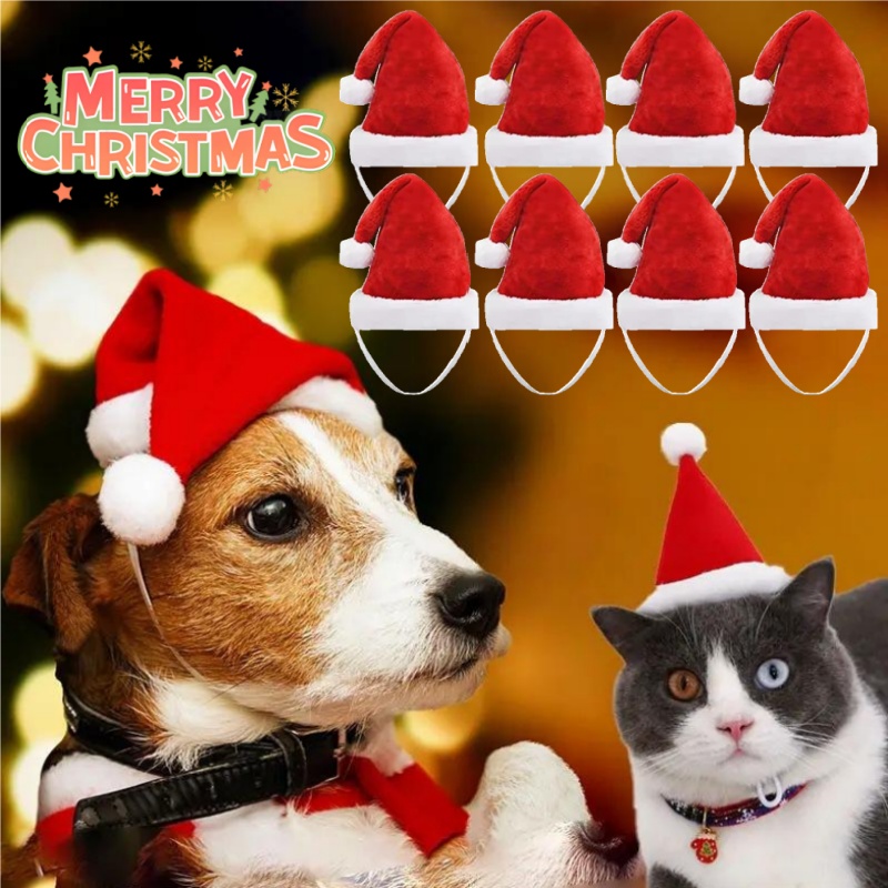 Christmas Pet Santa Hat Red Pl - đánh giá và giá Santa Hat Plush