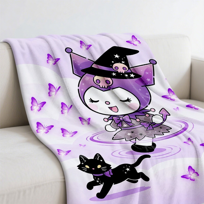 Sanrio Blanket Cozy Purple Wit - đánh giá và giá Christmas Throw Blanket