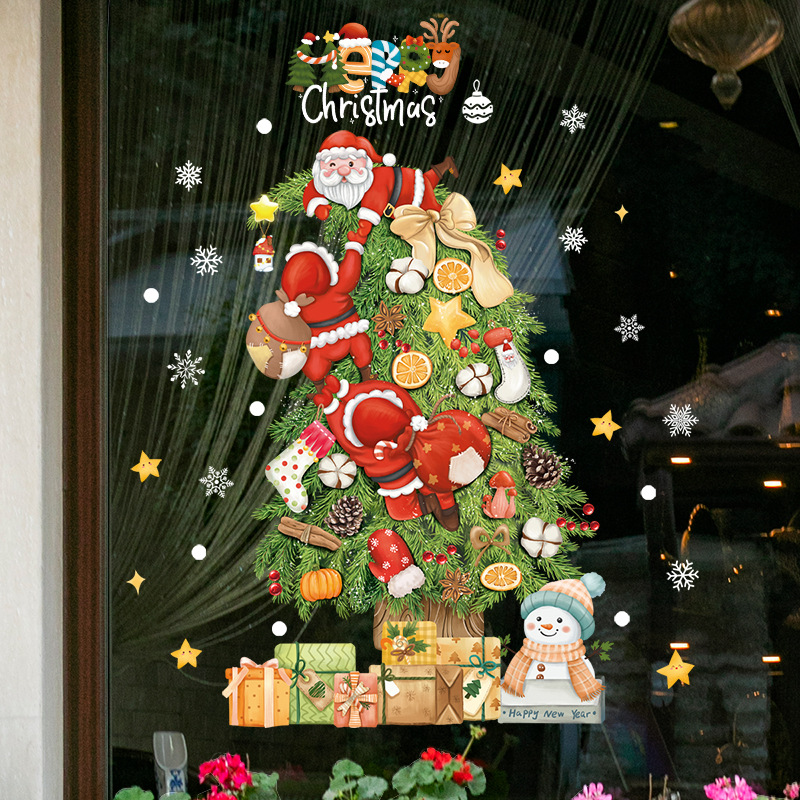 2025 Merry Christmas Window Gl - đánh giá và giá Snowflake Window Decal