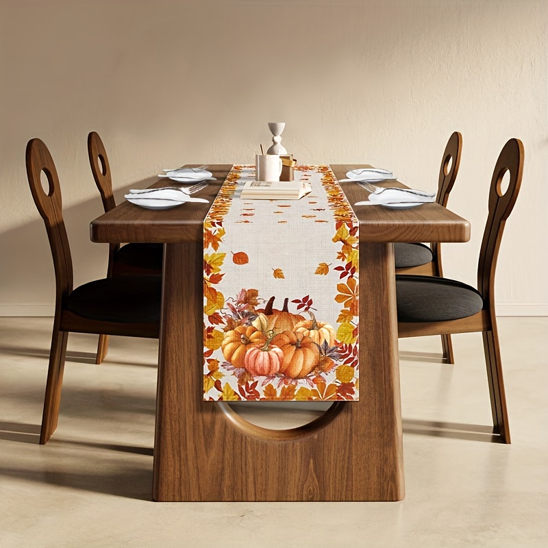 1pc Thanksgiving & Halloween T - đánh giá và giá Christmas Table Runner