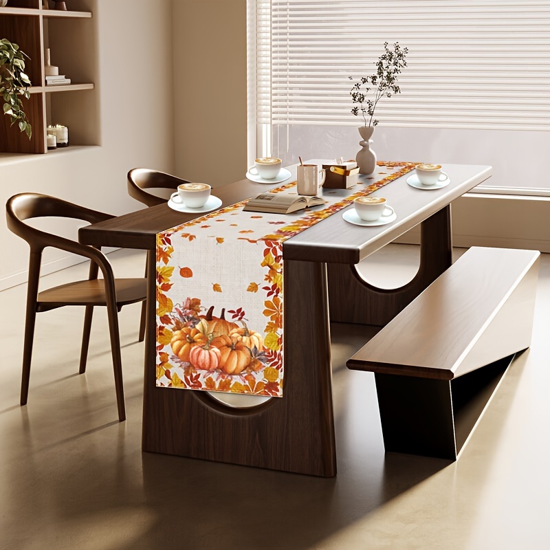 1pc Thanksgiving & Halloween T - đánh giá và giá Christmas Table Runner