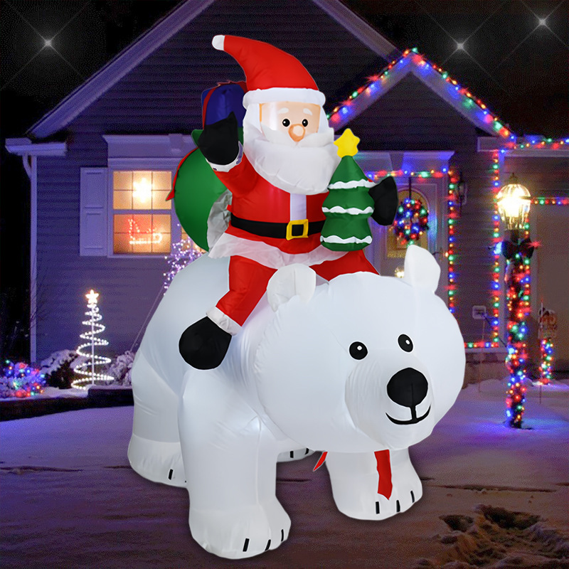 Movable Bear Santa Christmas I - đánh giá và giá Christmas Lights Outdoor