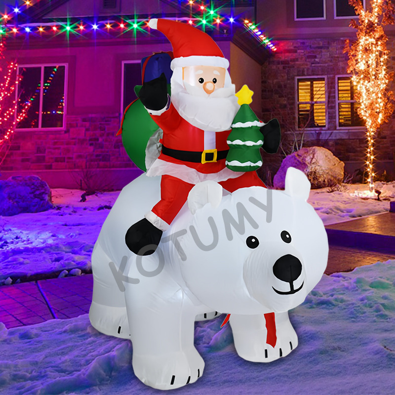 Movable Bear Santa Christmas I - đánh giá và giá Christmas Lights Outdoor