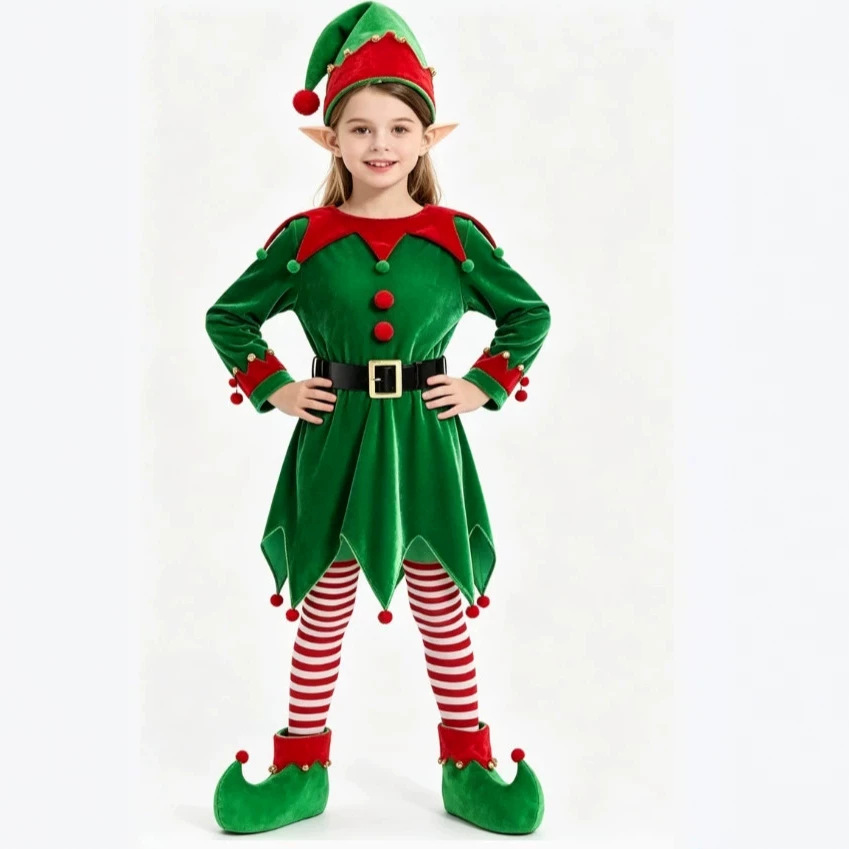 Christmas Boys and Girls Costu - đánh giá và giá Elf Costume Christmas