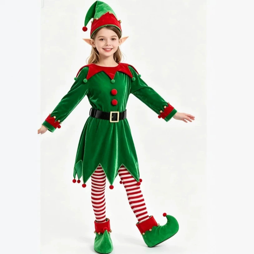 Christmas Boys and Girls Costu - đánh giá và giá Elf Costume Christmas