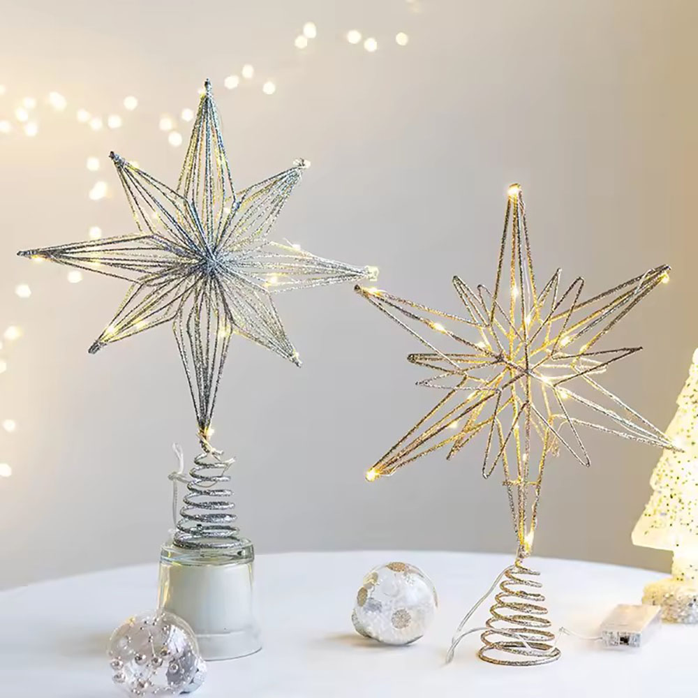 Glitter Star Christmas Tree To - đánh giá và giá Star Tree Topper