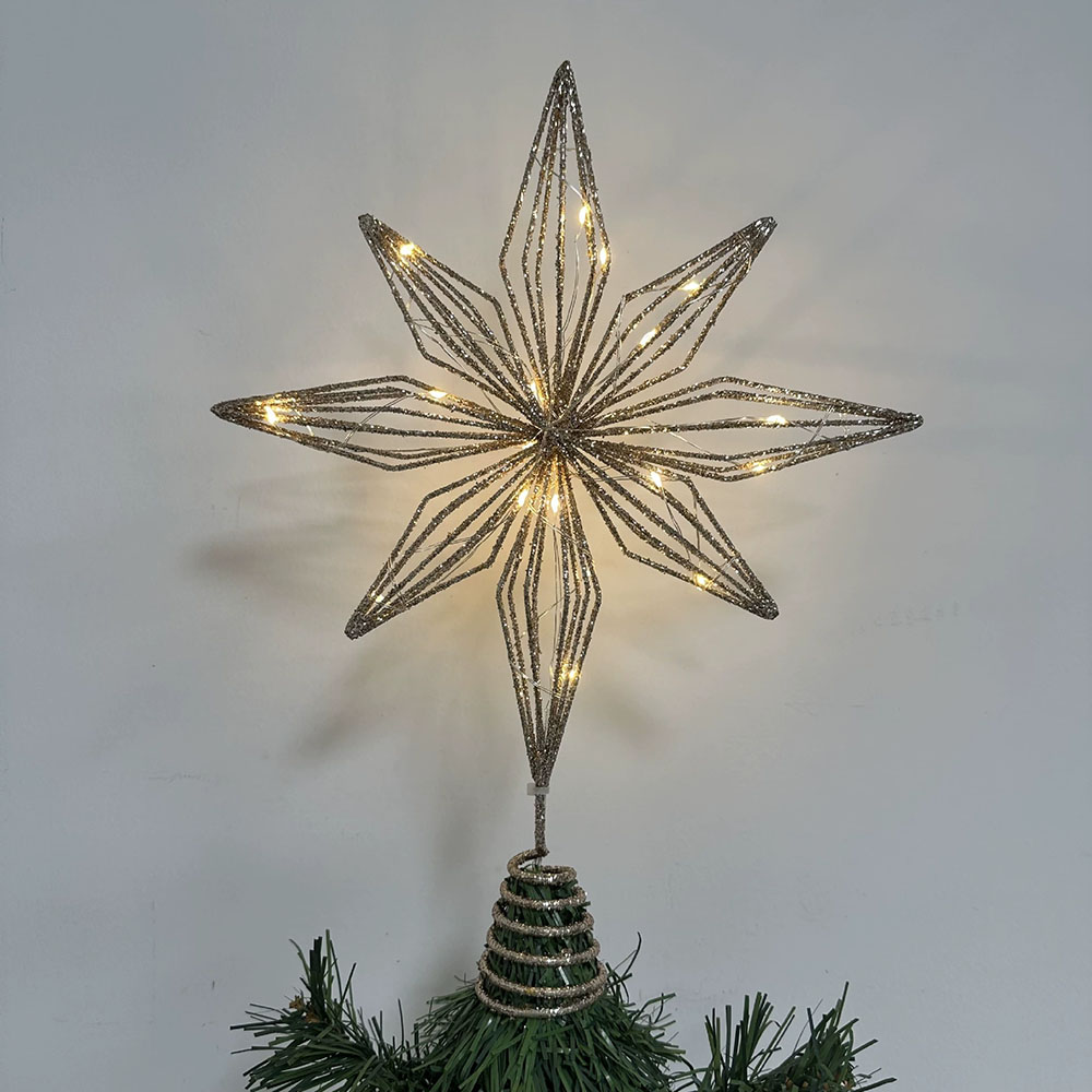 Glitter Star Christmas Tree To - đánh giá và giá Star Tree Topper