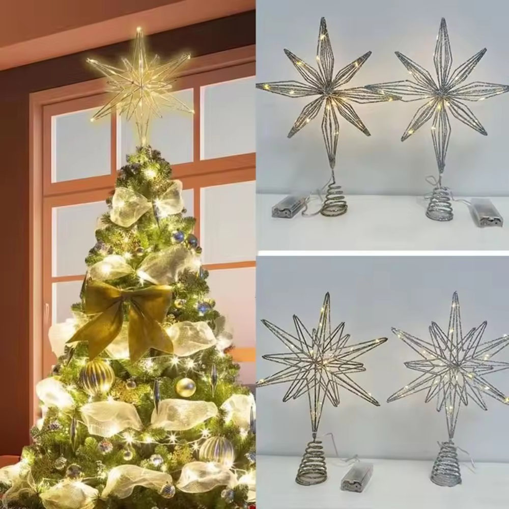 Glitter Star Christmas Tree To - đánh giá và giá Star Tree Topper