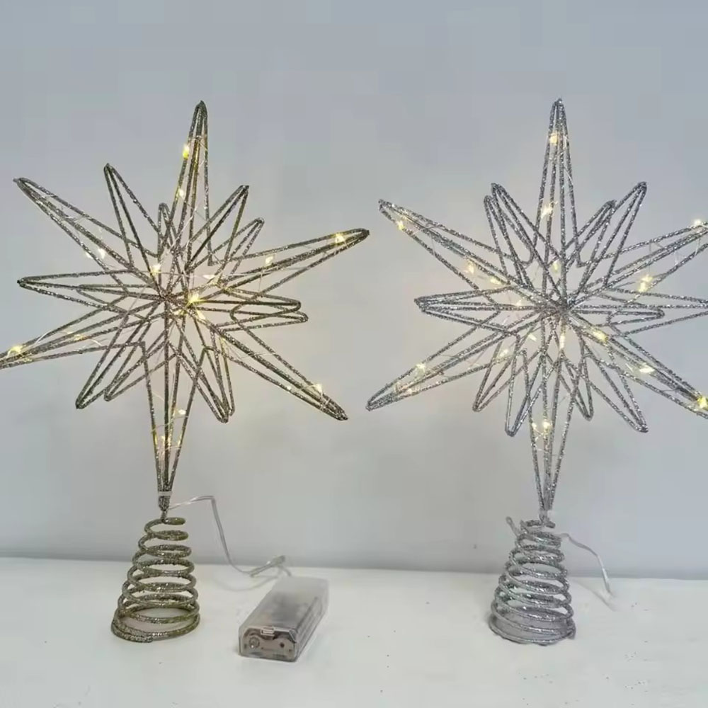 Glitter Star Christmas Tree To - đánh giá và giá Star Tree Topper