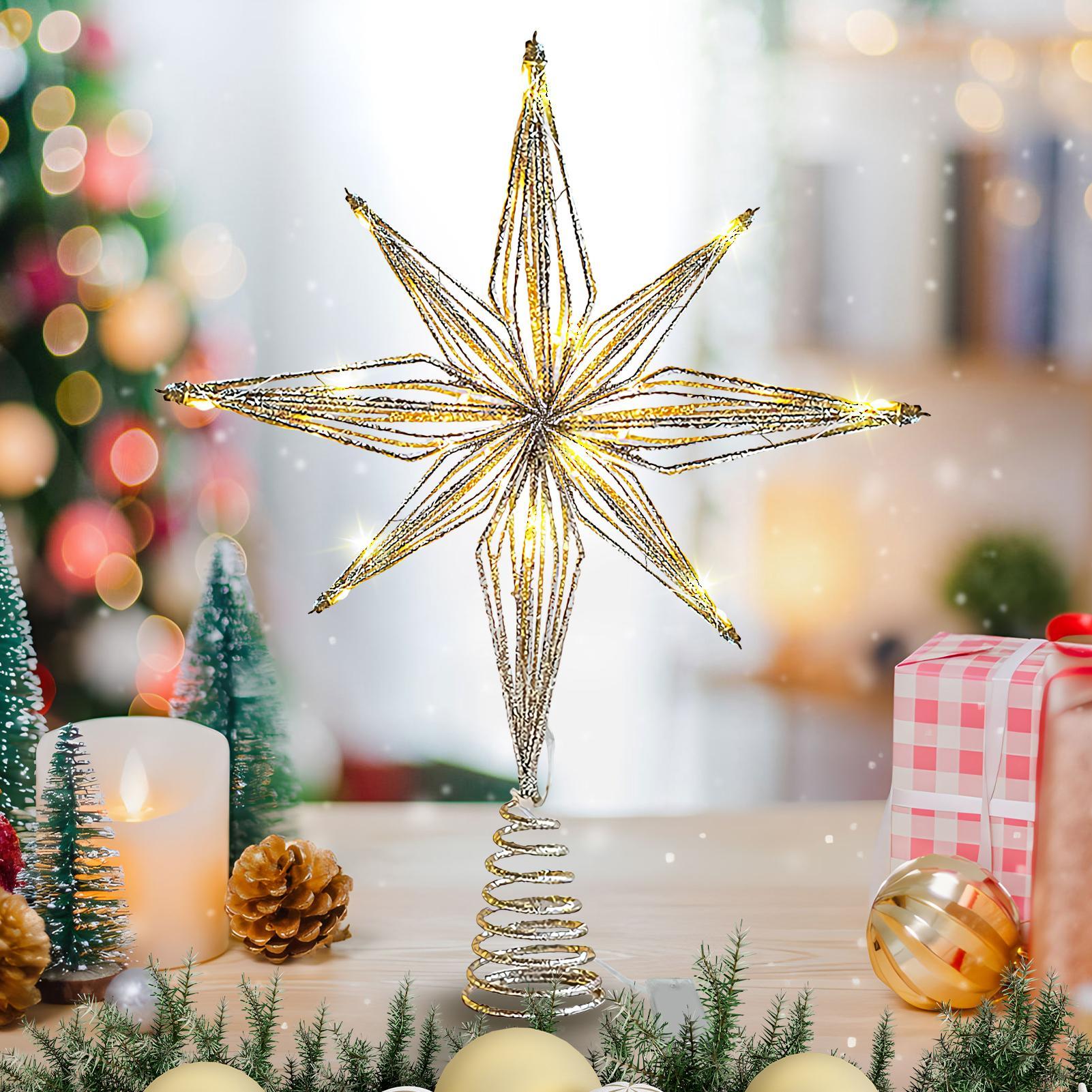 Christmas Tree Topper 3D Star  - đánh giá và giá Star Tree Topper