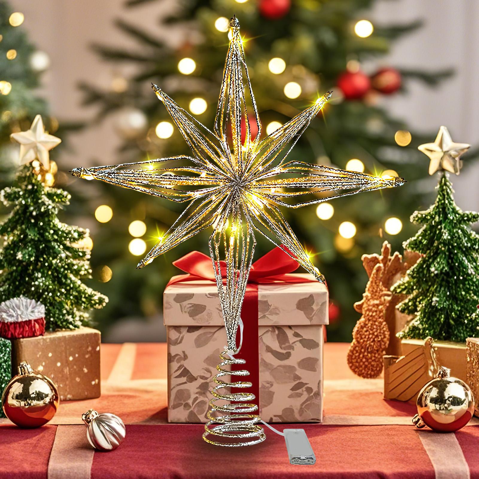 Christmas Tree Topper 3D Star  - đánh giá và giá Star Tree Topper