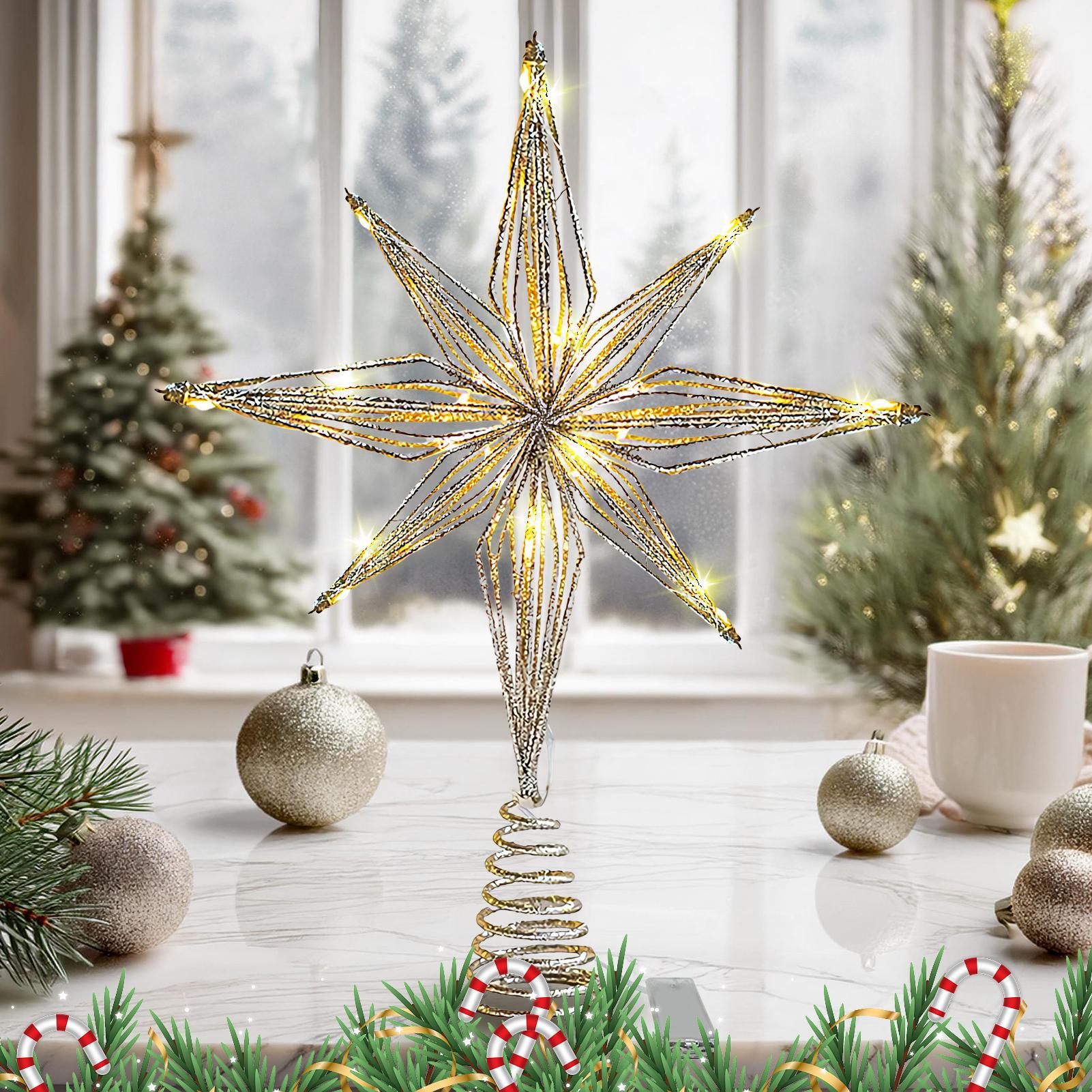 Christmas Tree Topper 3D Star  - đánh giá và giá Star Tree Topper